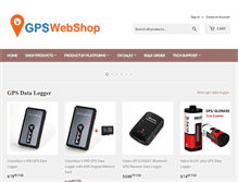 Tablet Screenshot of gpswebshop.com